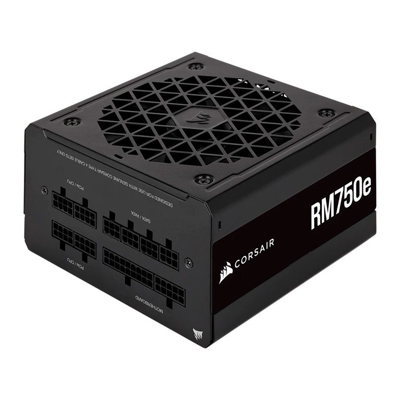 Fonte Corsair RM750e, 750w, Full Modular, 80 Plus Gold, Preto, CP-9020262-BR