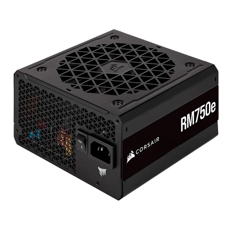 Fonte Corsair RM750e, 750w, Full Modular, 80 Plus Gold, Preto, CP-9020262-BR
