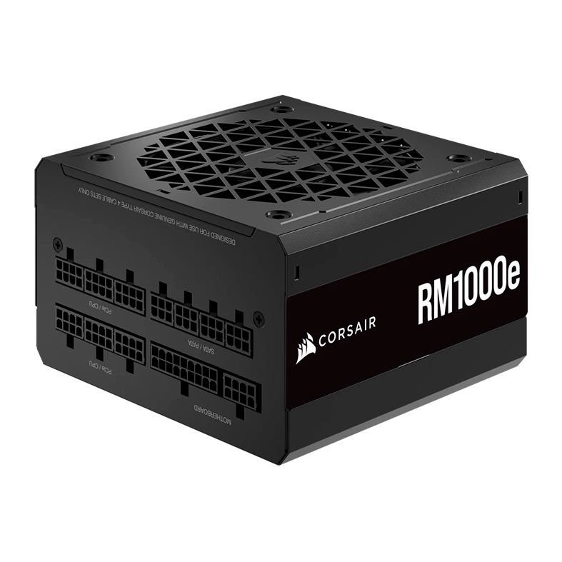 Fonte Corsair RM1000e RMe Series, 1000W, Full-Modular, 80 Plus Gold, PCIe 5.0, Preto, CP-9020264-BR