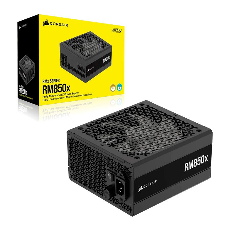【美品】 CORSAIR RM850x 850W ATX3.1フルモジュラー電源 Fonte Corsair RM850x, 850W, ATX 3.1, PCIe 5.1, Full-Modular