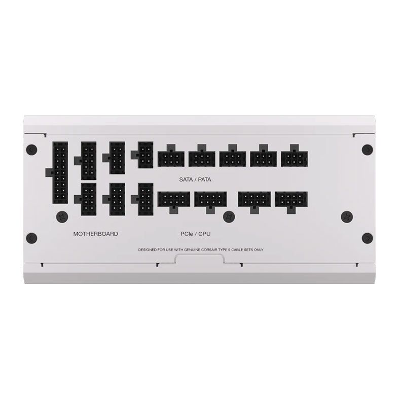 Fonte Corsair RM1200x Shift, 1200W, Full-Modular, 80 Plus Gold, Branco, CP-9020276-BR