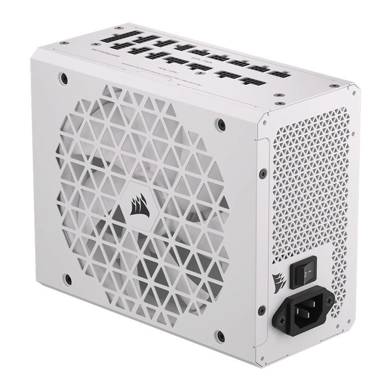 Fonte Corsair RM1200x Shift, 1200W, Full-Modular, 80 Plus Gold, Branco, CP-9020276-BR