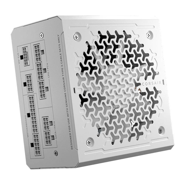 Fonte Corsair RM1000e, 1000W, Full-Modular, ATX 3.1 PCIe 5.1, Cybenetics Gold, Branco, CP-9020294-BR