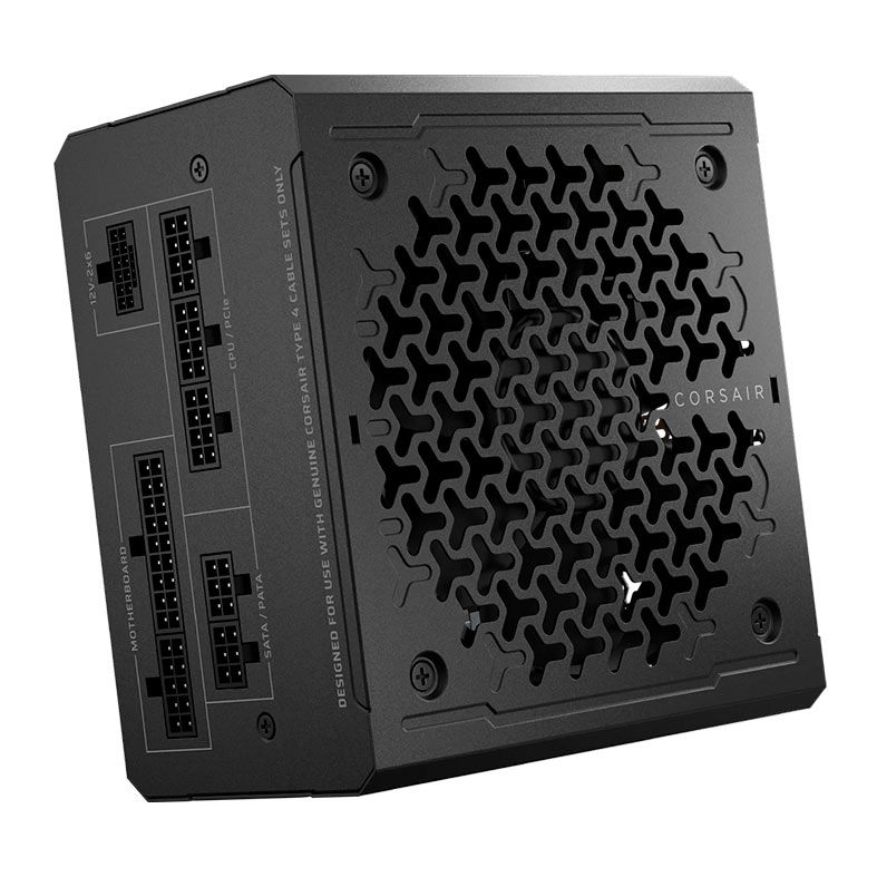 Fonte Corsair RM750e, 750W, Full-Modular, ATX 3.1, PCIe 5.1, Cybenetics Gold, Preto, CP-9020295-BR