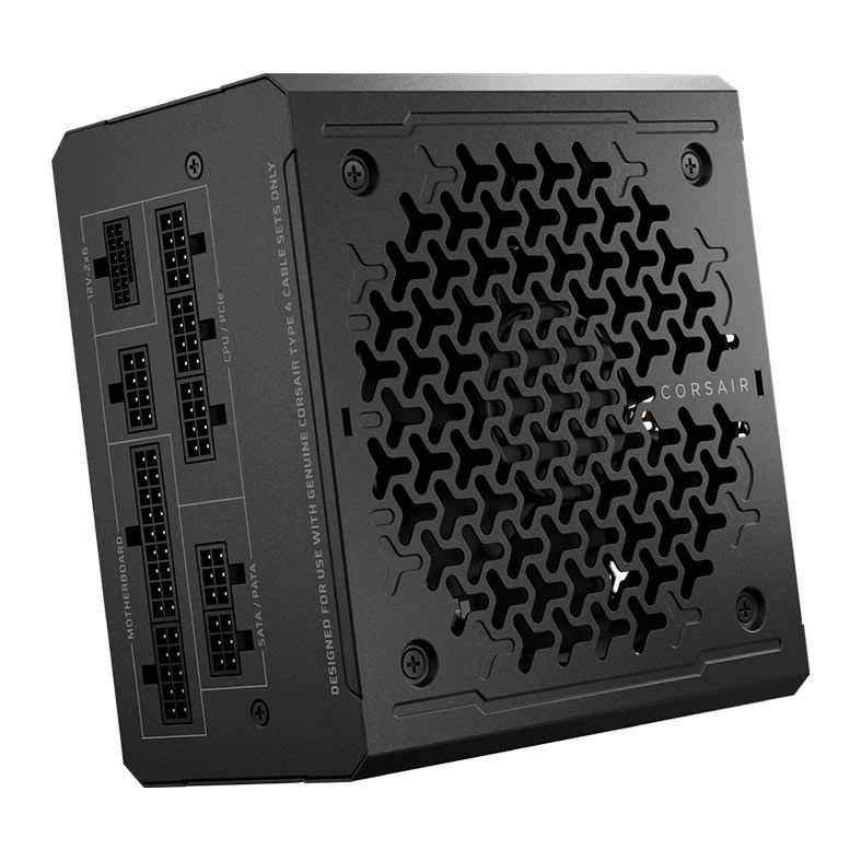 OPENBOX Fonte Corsair RM1000e, 1000W, Full-Modular, ATX 3.1, PCie 5.1, Cybenetics Gold, Preto, CP-9020297-BR