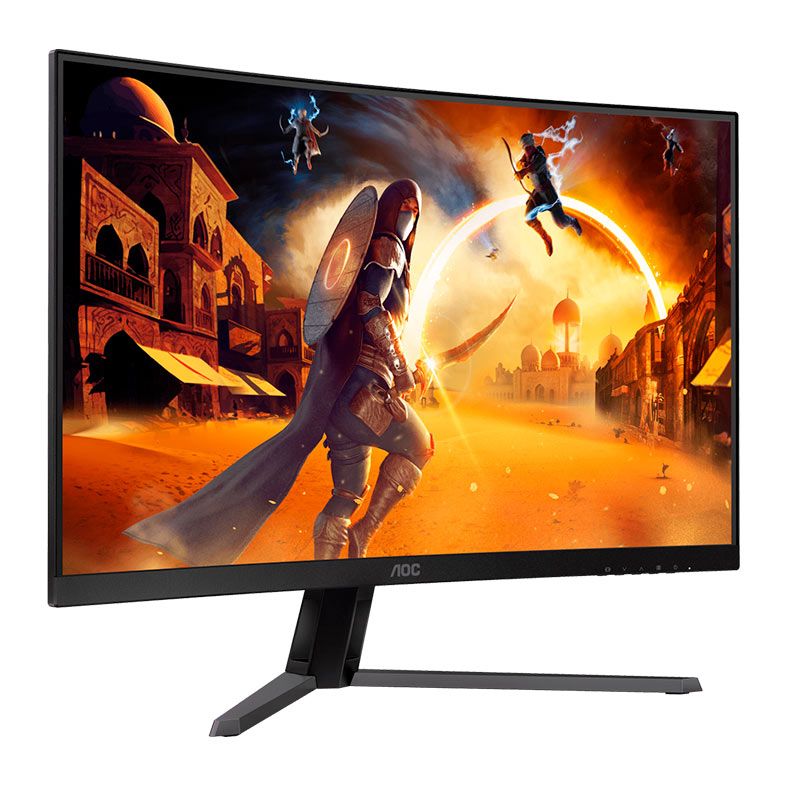 Monitor Gamer AOC Agon Quad 32, 31.5 Pol, VA, Curvo, QHD, 0.5ms, 180Hz, FreeSync Premium, HDMI/DP, CQ32G4E