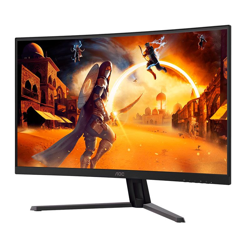 Monitor Gamer AOC Agon Quad 32, 31.5 Pol, VA, Curvo, QHD, 0.5ms, 180Hz, FreeSync Premium, HDMI/DP, CQ32G4E