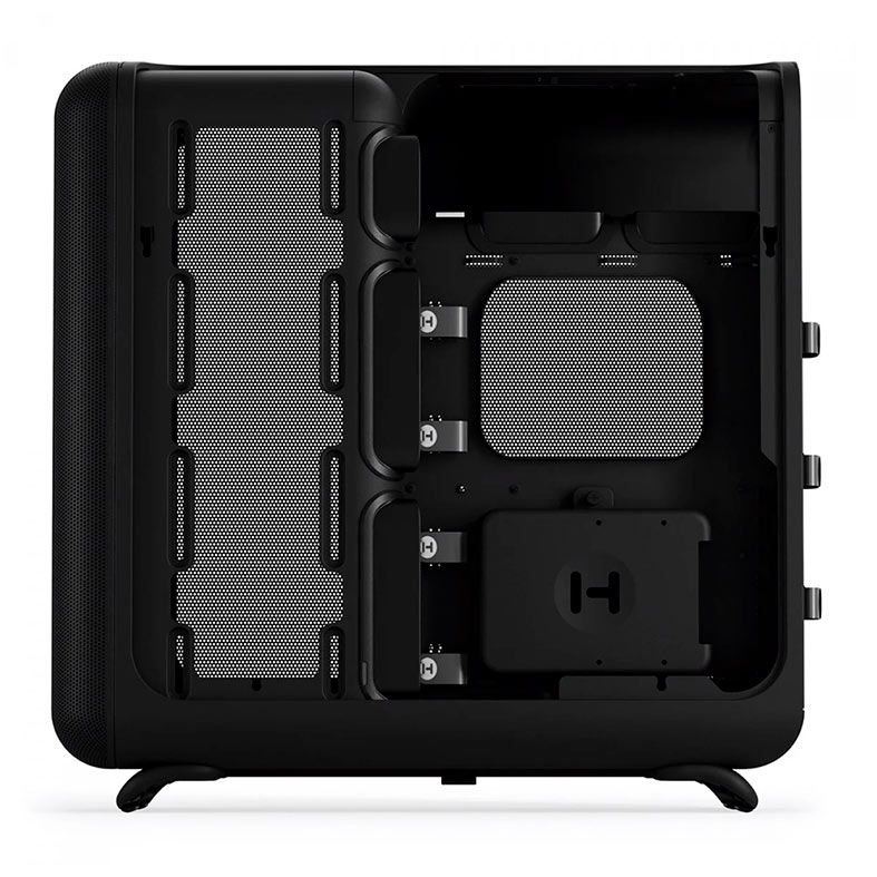 Gabinete Gamer Hyte X50 Air Pitch Black, Mid Tower, Mesh, ATX, Sem Fonte, Sem Fans, Preto, CS-HYTE-X50A-BB