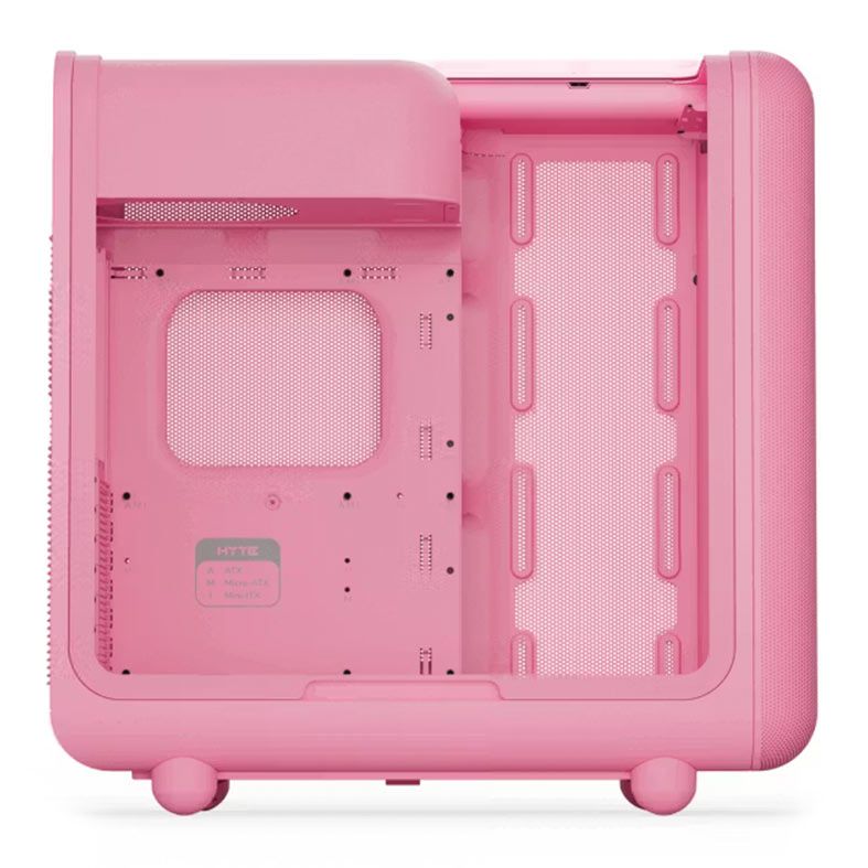 Gabinete Gamer Hyte X50, Mid Tower, Lateral de Vidro, Rosa, CS-HYTE-X50G-SM