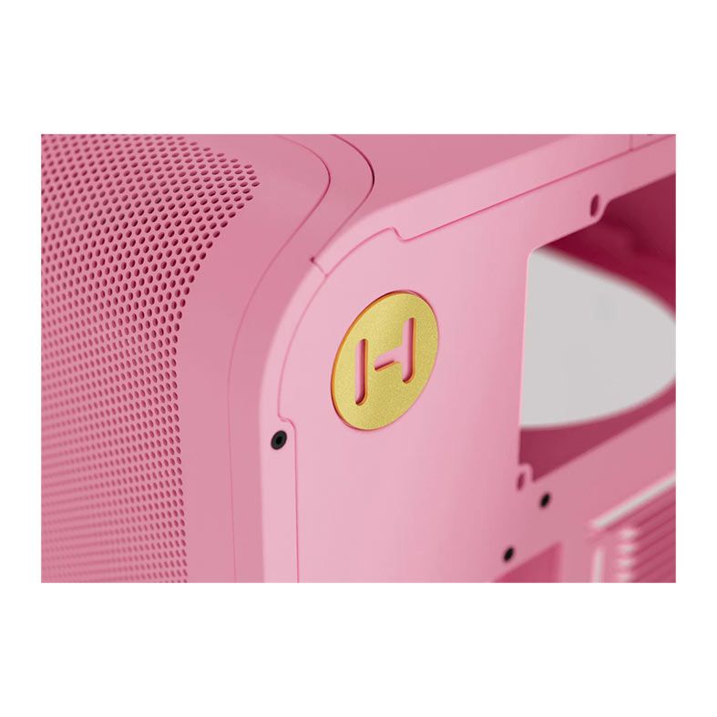 Gabinete Gamer Hyte X50, Mid Tower, Lateral de Vidro, Rosa, CS-HYTE-X50G-SM
