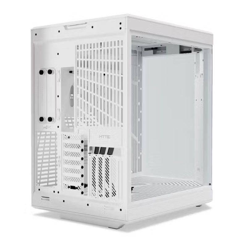 Gabinete Gamer Hyte Y70 Touch Infinite, Mid Tower, Lateral de Vidro, Display 14.9'' 60Hz, Snow White, CS-HYTE-Y70TTI-WW