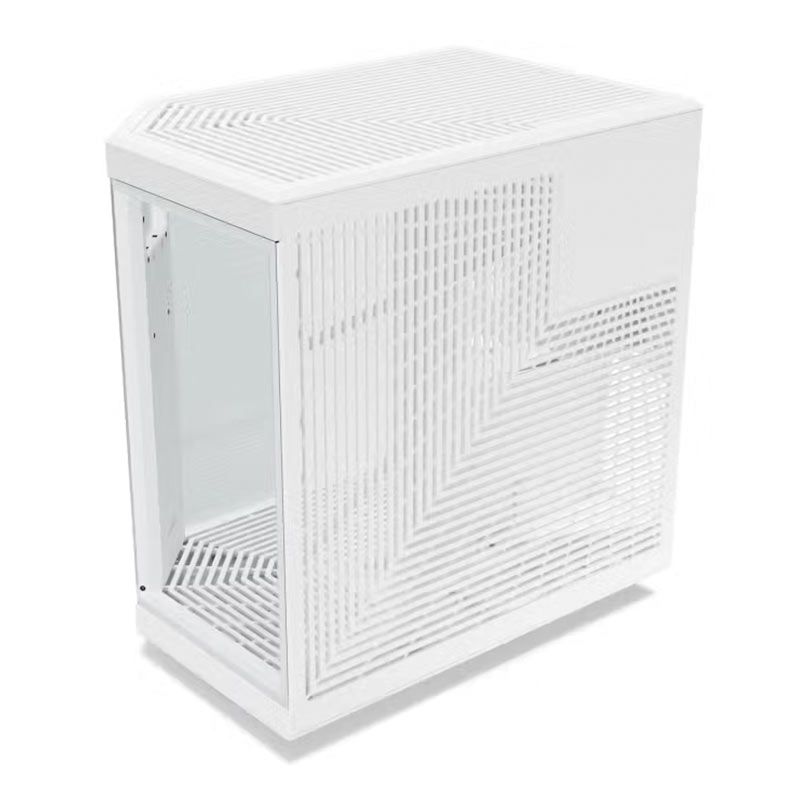 Gabinete Gamer Hyte Y70 Touch Infinite, Mid Tower, Lateral de Vidro, Display 14.9'' 60Hz, Snow White, CS-HYTE-Y70TTI-WW