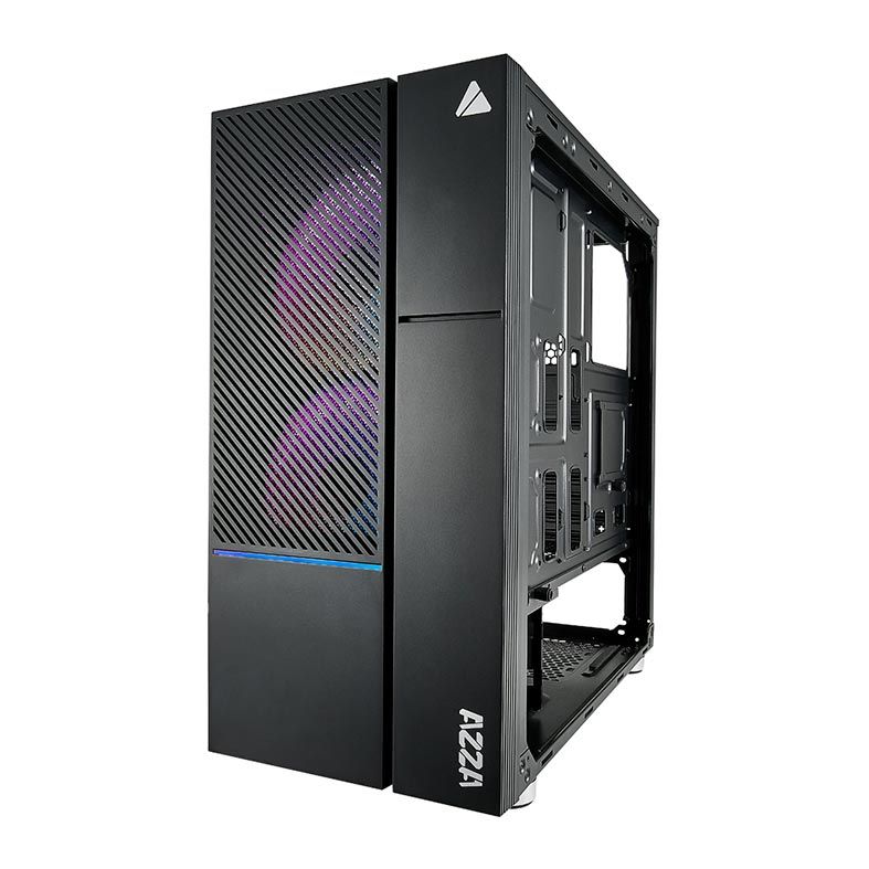 Gabinete Gamer AZZA Iris 330 Lateral de Vidro RGB Preto, CSAZ-330DF