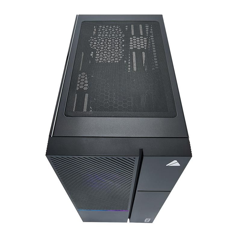 Gabinete Gamer AZZA Iris 330 Lateral de Vidro RGB Preto, CSAZ-330DF
