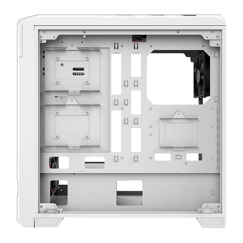 Gabinete Gamer AZZA Storm 6000 Lateral de Vidro RGB Branco, CSAZ-6000RGB/W