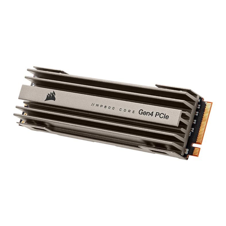 SSD Corsair MP600 Core, 1TB, M.2 2280, PCIe NVMe, Leitura 4700 MB/s, Gravacao 1950 MB/s, CSSD-F1000GBMP600COR