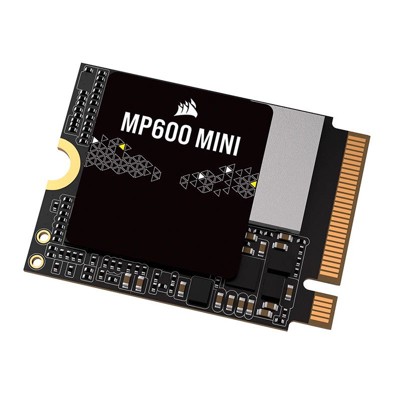 SSD Corsair MP600 Mini, 1TB, M.2 2230, PCIe NVMe, Leitura 7000MB/s, Gravacao 6200MB/s, CSSD-F1000GBMP600MNR2
