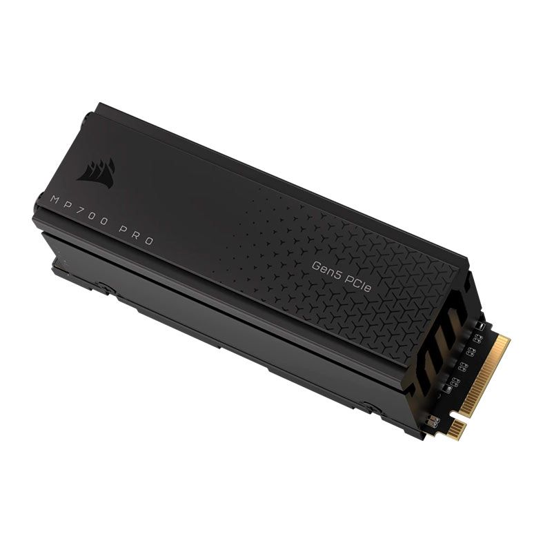 SSD Corsair MP700 Pro, 1TB, M.2 2280, PCie NVMe, Leitura 11700MB/s, Gravacao 9600MB/s, CSSD-F1000GBMP700PRO