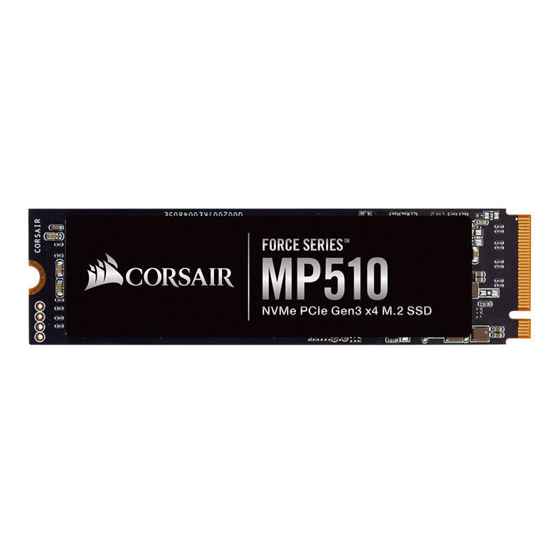 SSD Corsair Force MP510, 1920GB, M.2 2280, PCIe NVMe, Leitura 3480MB/s, Gravacao 2700MB/s, CSSD-F1920GBMP510