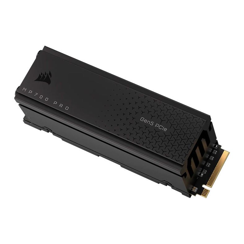SSD Corsair MP700 Pro, 4TB, M.2 2280, PCIe NVMe, Leitura 12400MB/s, Gravacao 11800MB/s, Preto, CSSD-F4000GBMP700PRO