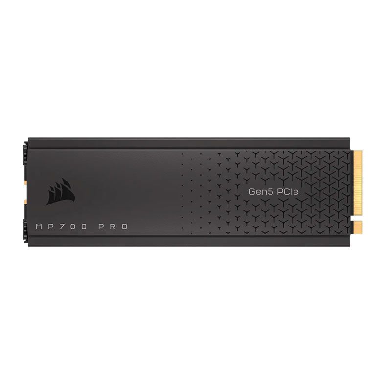 SSD Corsair MP700 Pro, 4TB, M.2 2280, PCIe NVMe, Leitura 12400MB/s, Gravacao 11800MB/s, Preto, CSSD-F4000GBMP700PRO