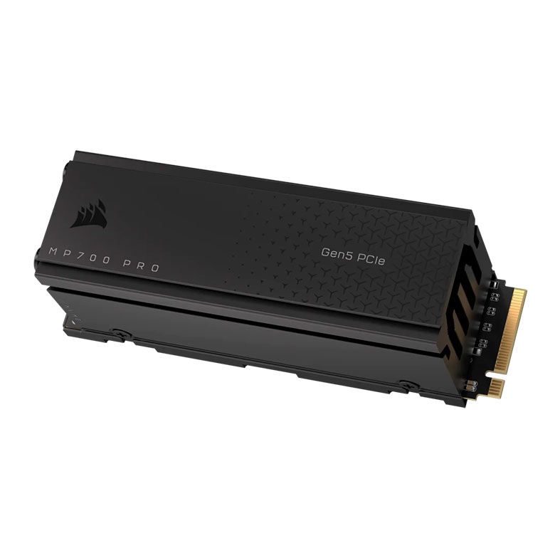 SSD Corsair MP700 Pro, 4TB, M.2 2280, PCIe NVMe, Leitura 12400MB/s, Gravacao 11800MB/s, Preto, CSSD-F4000GBMP700PRO