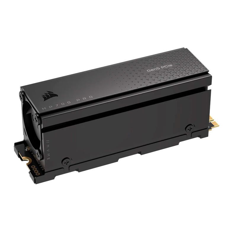 SSD Corsair MP700 Pro, 4TB, M.2 2280, PCIe NVMe, Leitura 12400MB/s, Gravacao 11800MB/s, Preto, CSSD-F4000GBMP700PRO