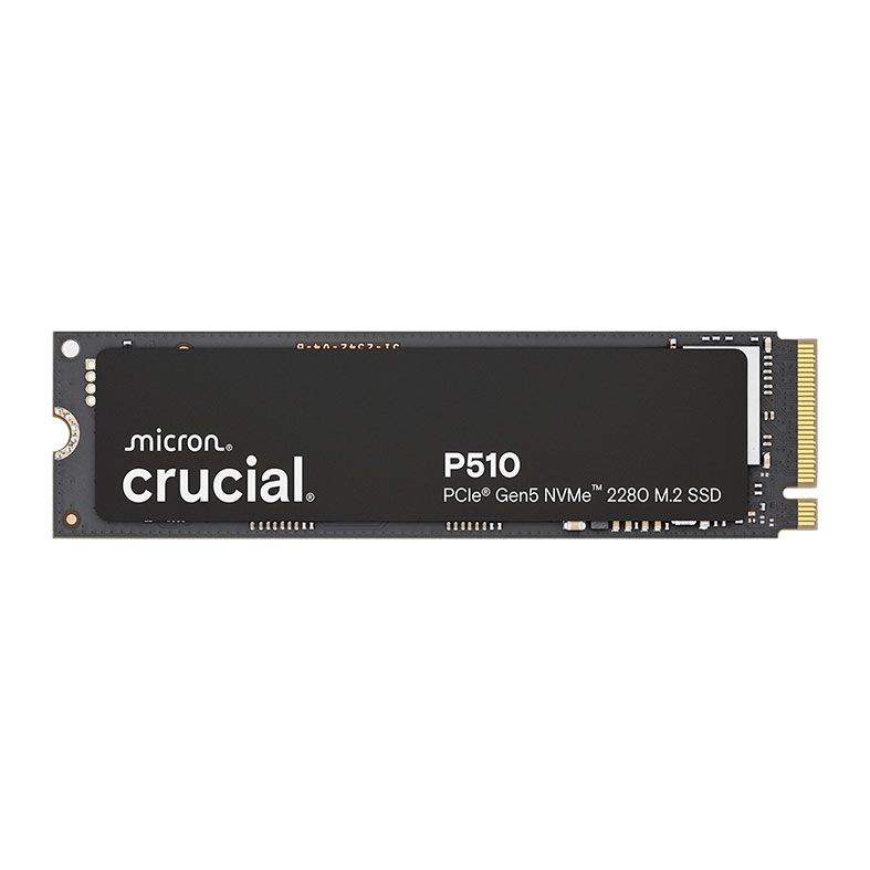 SSD Crucial P510, 2TB, M.2 2280, PCIe NVMe, Leitura 11000MB/s, Gravacao 9500MB/s, CT2000P510SSD8