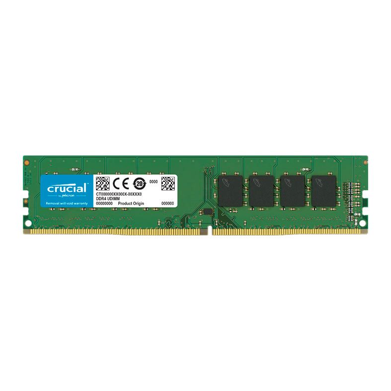 Memoria Crucial, 8GB (1x8GB), DDR4, 3200MHz, C22, Verde, CT8G4DFRA32A