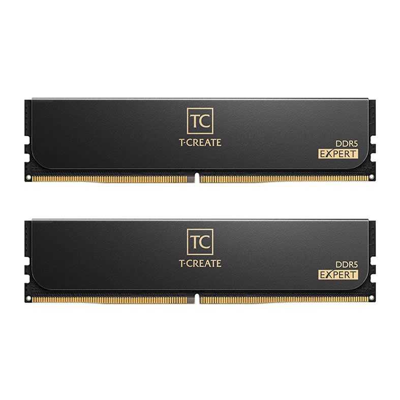 Memoria Team Group T-Force Expert, 64GB (2x32GB), DDR5, 6000MHz, C30, Preto, CTCED564G6000HC30CDC01