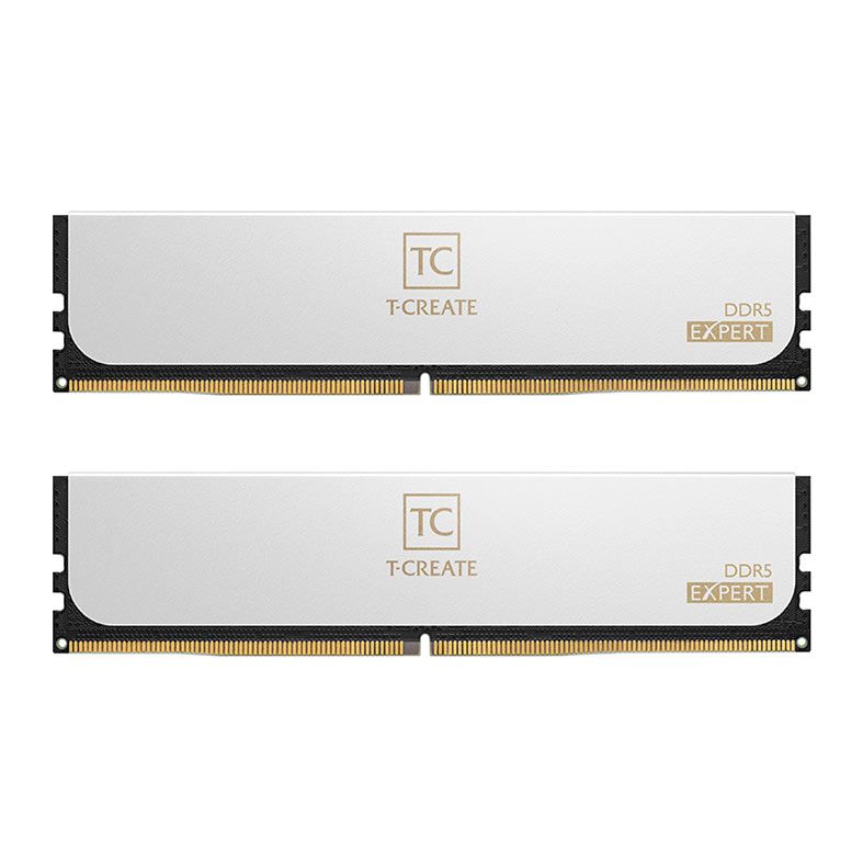 Memoria Team Group T-Force Expert, 48GB (2x24GB), DDR5, 6400MHz, C32, Branco, CTCWD548G6400HC32ADC01