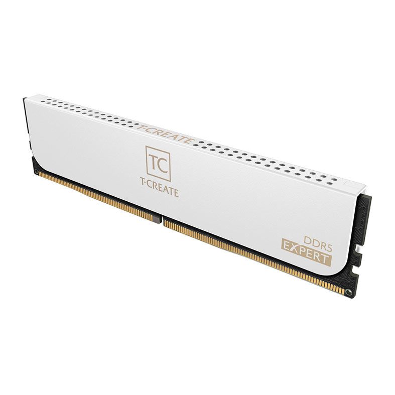 Memoria Team Group T-Force Expert, 48GB (2x24GB), DDR5, 6400MHz, C32, Branco, CTCWD548G6400HC32ADC01