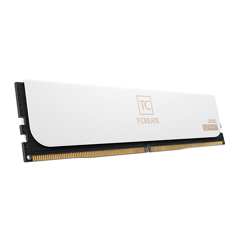 Memoria Team Group T-Force Expert, 64GB (2x32GB), DDR5, 6400MHz, C34, Branco, CTCWD564G6400HC34BDC01