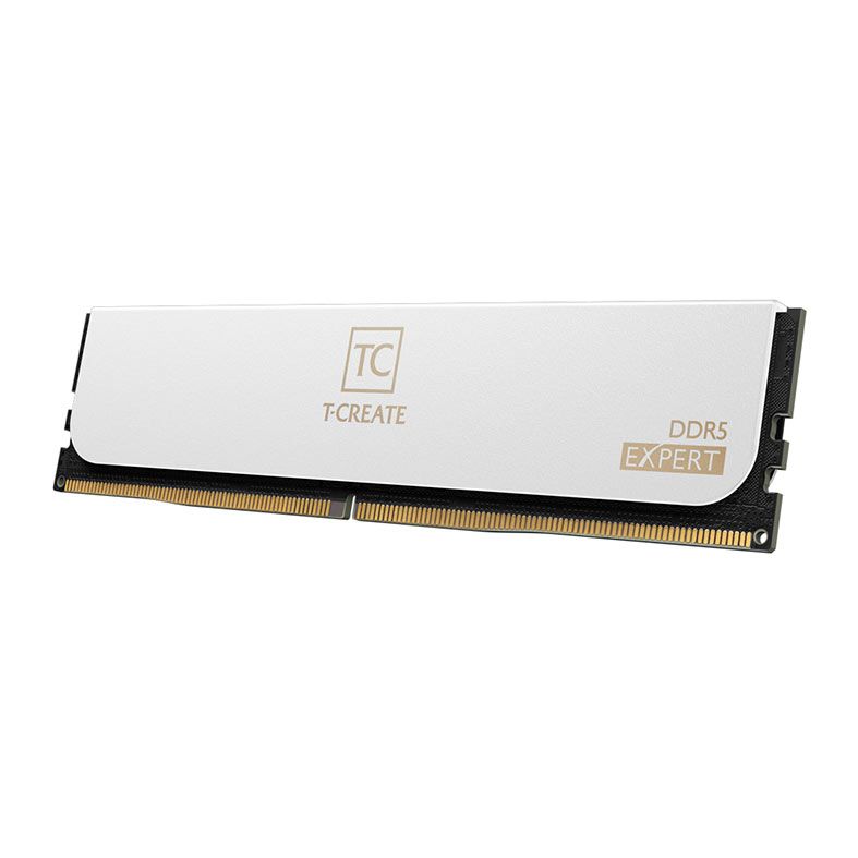 Memoria Team Group T-Force Expert, 64GB (2x32GB), DDR5, 6400MHz, C34, Branco, CTCWD564G6400HC34BDC01