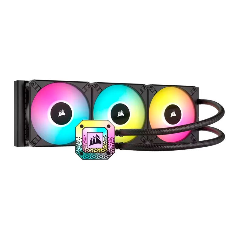Water Cooler Corsair Icue H150i Elite Capellix XT, RGB, 360mm, Preto, CW-9060070-WW