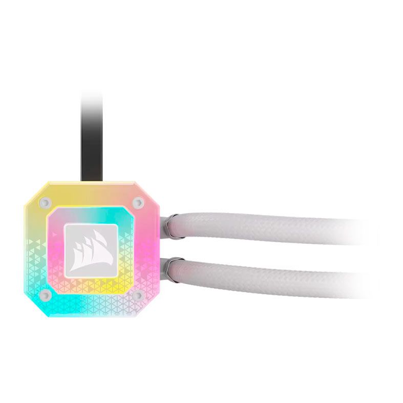 Water Cooler Corsair Icue H100i Elite Capellix XT, RGB, 240mm, Branco, CW-9060072-WW
