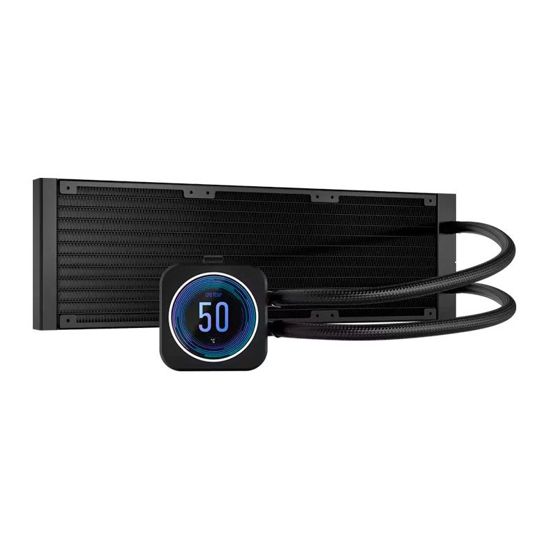 Water Cooler Corsair Icue H150i Elite LCD XT, Dysplay LCD, 360mm, Preto, CW-9060075-WW