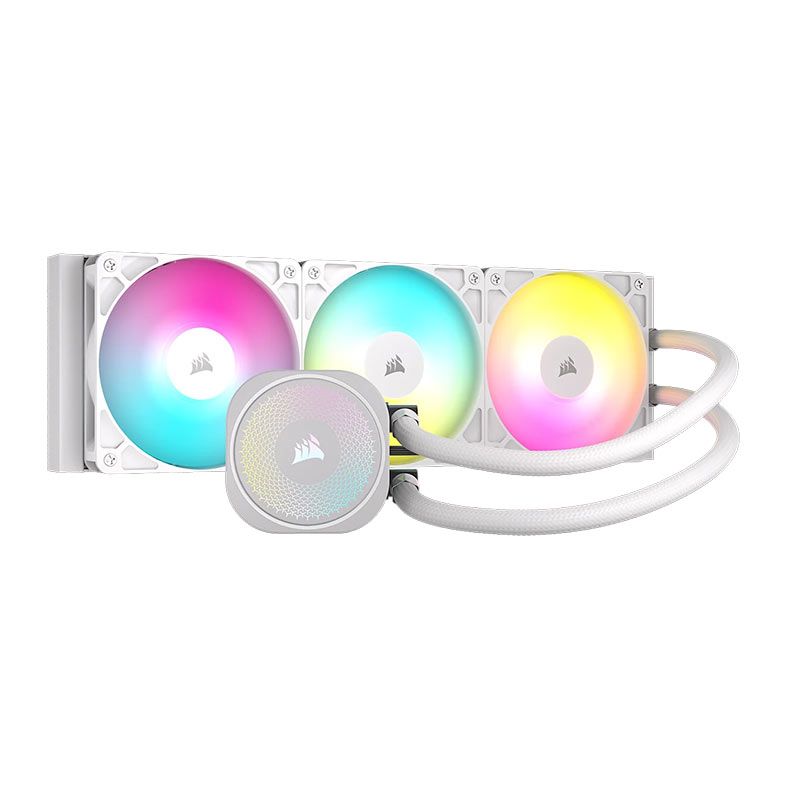 Water Cooler Corsair Nautilus 360 RS, ARGB, 360mm, Branco, CW-9060095-WW