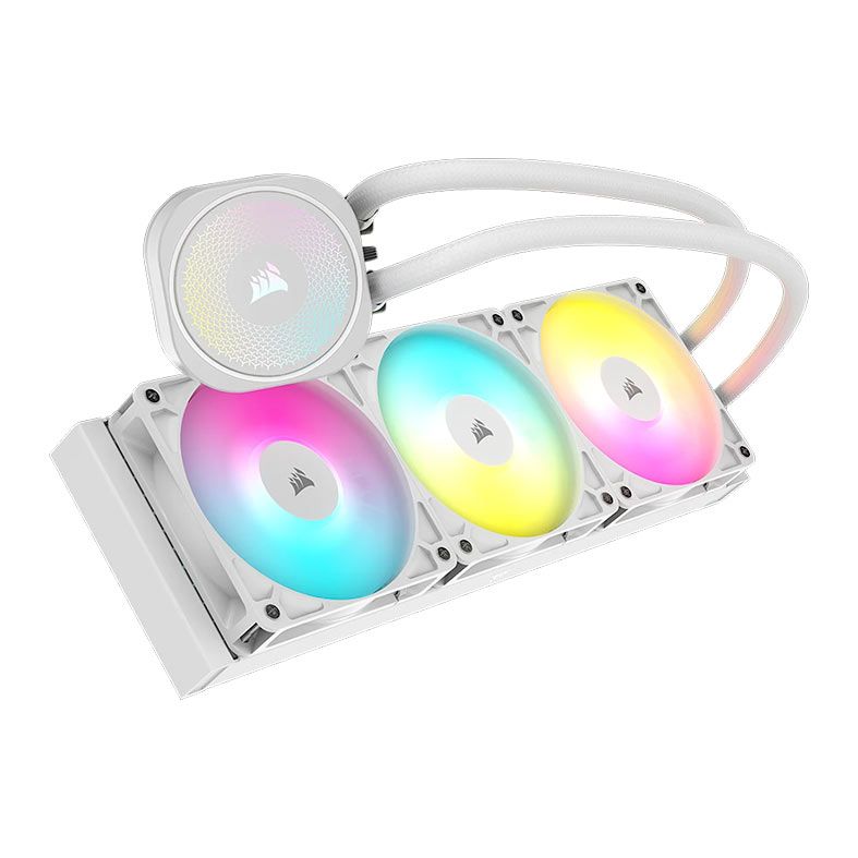 Water Cooler Corsair Nautilus 360 RS, ARGB, 360mm, Branco, CW-9060095-WW