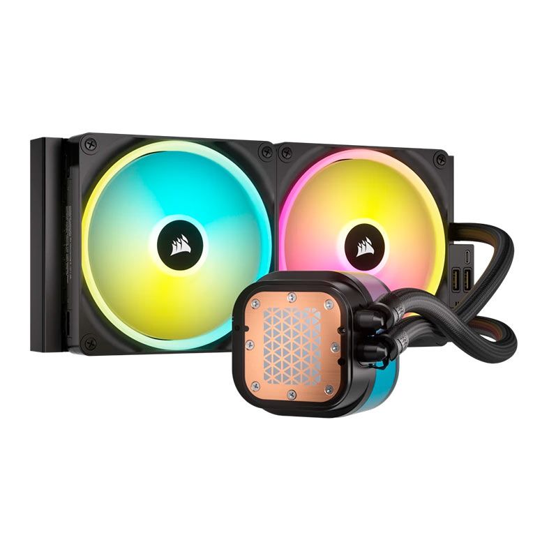 Water Cooler Corsair Icue Link H115i RGB AIO, 280mm, Preto, CW-9061002-WW