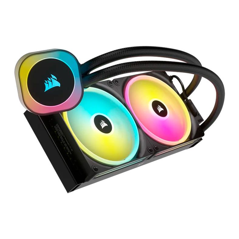 Water Cooler Corsair Icue Link H115i RGB AIO, 280mm, Preto, CW-9061002-WW