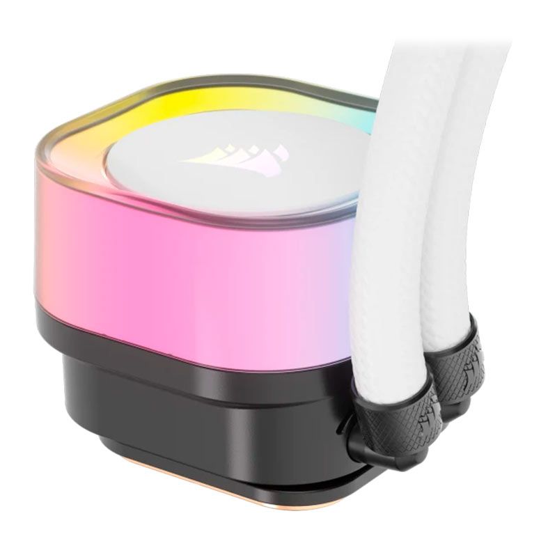 Water Cooler Corsair Icue Link H150i, RGB, 360mm, Branco, CW-9061006-WW
