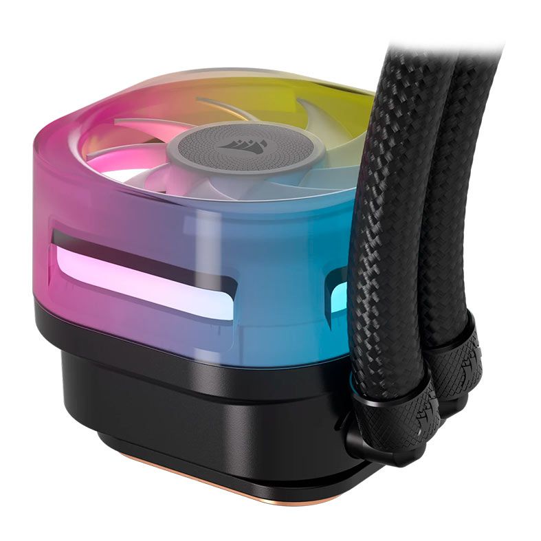 Tampa Para Modulo de Water Cooler Corsair Icue Link, Com Ventoinha, Preto, CW-9061014-WW