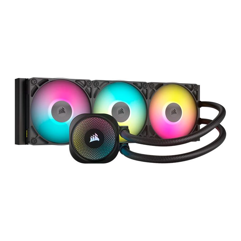 Water Cooler Corsair Icue Link Titan 360 RX AIO, RGB, 360mm, Preto, CW-9061018-WW