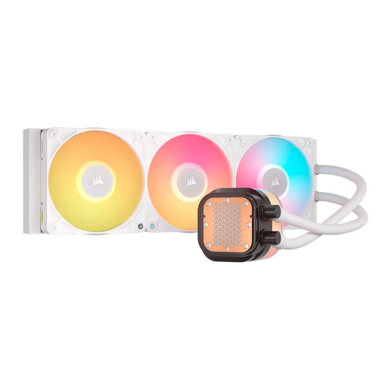 Water Cooler Corsair Icue Link Titan 360 RX, RGB, 360mm, Branco, CW-9061026-WW