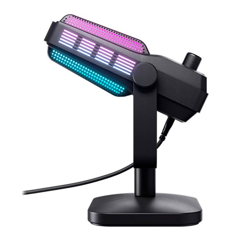 Microfone Condensador Cherry Xtrfy NGALE R, RGB, USB, Preto, CX-NGALE-R-RGB-BLACK