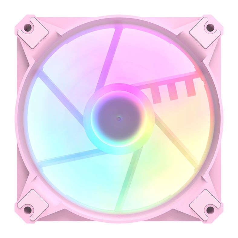 Ventoinha Aigo Darkflash CX6, 120mm, ARGB, Rosa, CX6-PINK