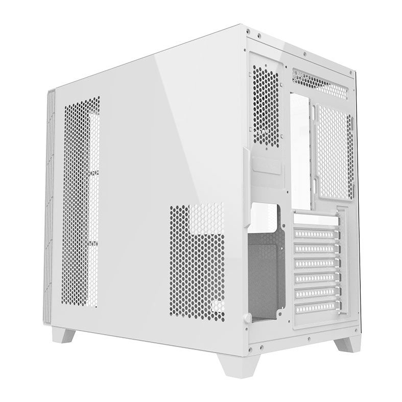 Gabinete Gamer Alseye Cycle 360, Mid-Tower, Lateral de Vidro, Branco, CYCLE360-WH