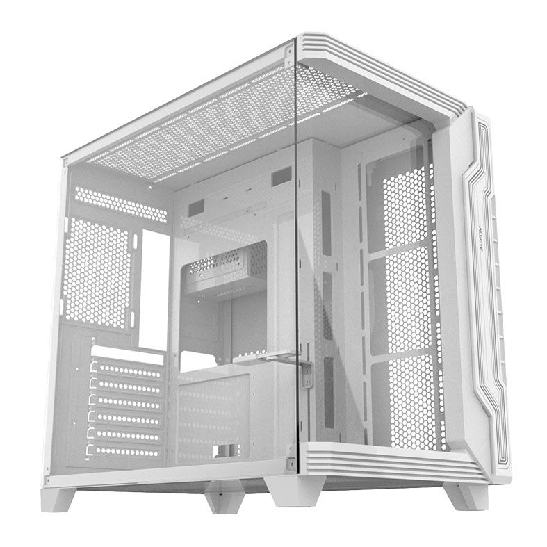 Gabinete Gamer Alseye Cycle 360, Mid-Tower, Lateral de Vidro, Branco, CYCLE360-WH