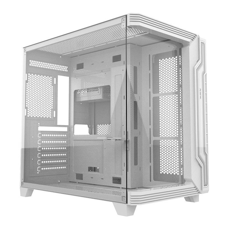 Gabinete Gamer Alseye Cycle 360, Mid-Tower, Lateral de Vidro, Branco, CYCLE360-WH